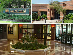 A composite image illustrating our Voorhees campus at Laurelwood Corporate Center.